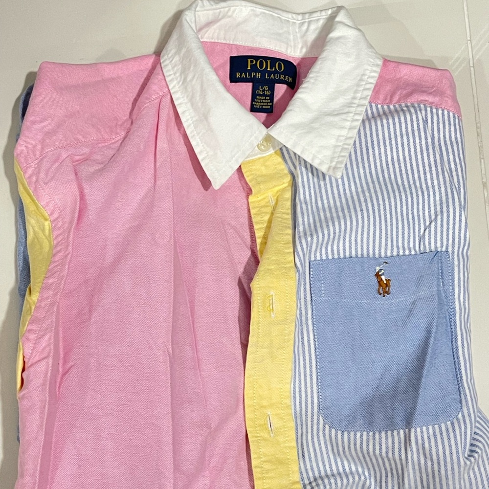 BOYS RALPH LAUREN POLO SZ L 14/16